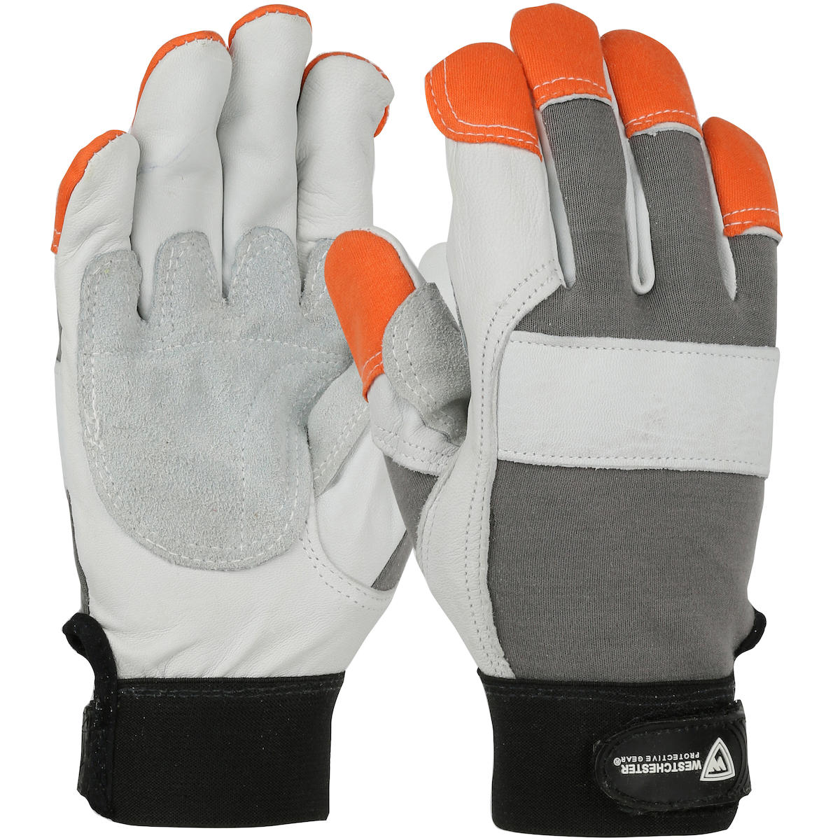 Boss® FR Goatskin Leather Glove with Split Cowhide Palm Patch and Nomex® Back - Spill Control